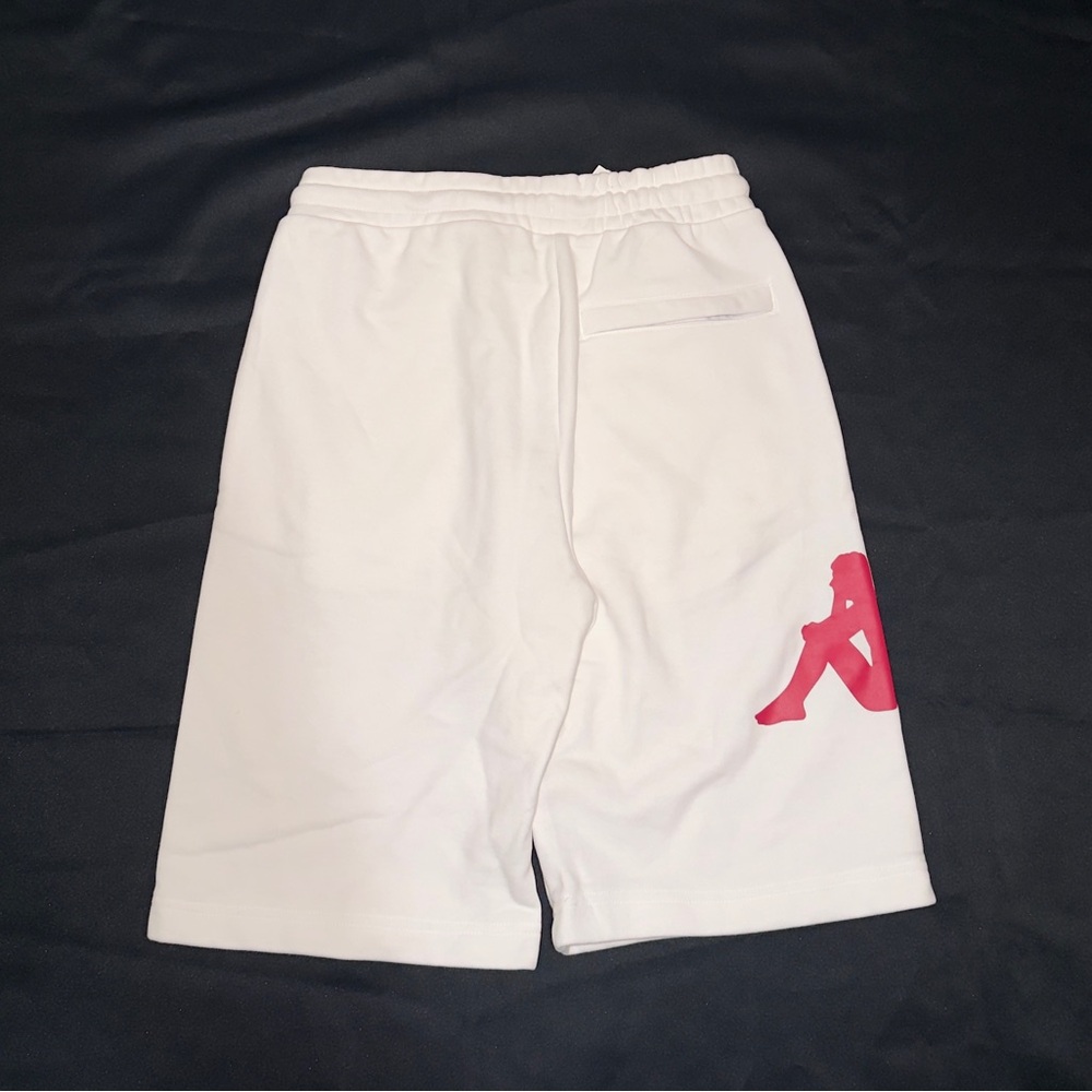 Kappa White Logo Sweat Shorts – New With Tags - Picture 2 of 5